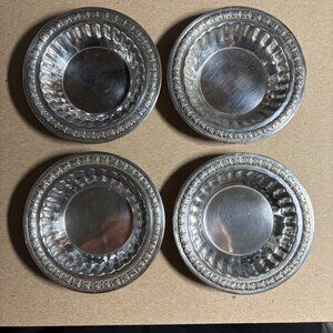 Vintage Lipman Bros Sterling set of 4 small finger/nut dishes